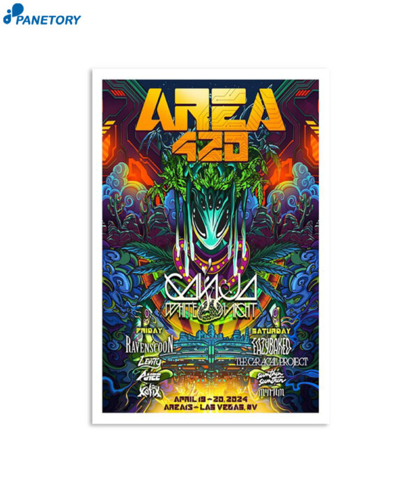 Area 420 Las Vegas Nv April 19 & 20 2024 Poster