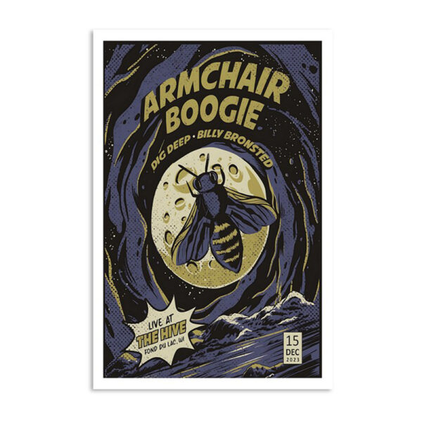 Armchair Boogie The Hive Fond Du Lac Wi December 15 2023 Poster