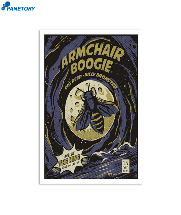 Armchair Boogie The Hive Fond Du Lac Wi December 15 2023 Poster