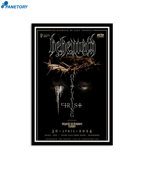 Behemoth Philharmonie Paris Fr April 30 2024 Poster