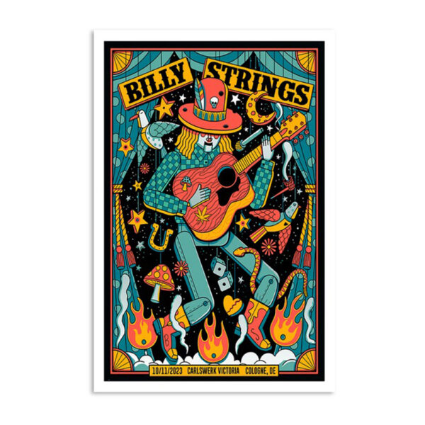 Billy Strings Carlswerk Victoria Cologne De October 11 2023 Poster