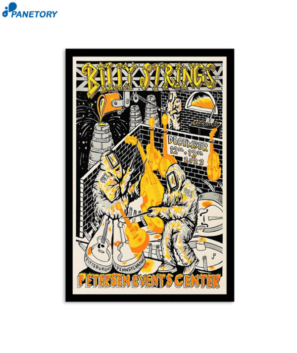 Billy Strings December 12 & 13 2023 Petersen Events Center Poster
