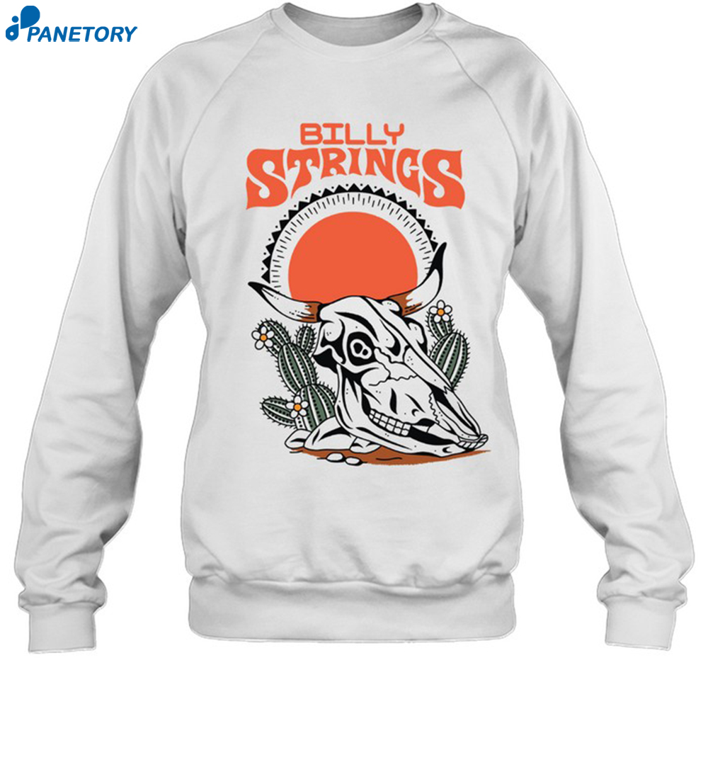 Billy Strings Europe Fall 2023 November Sun Skull Shirt 6 Billy Strings Europe Fall 2023 November Sun Skull Shirt 1