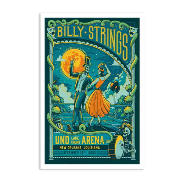 Billy Strings Uno Lakefront Arena New Orleans La December 30 2023 Poster