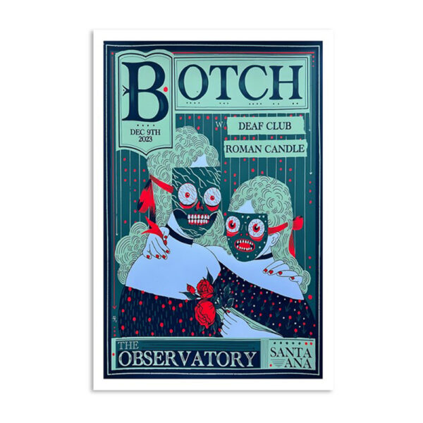 Botch The Observatory Santa Ana Ca December 9 2023 Poster