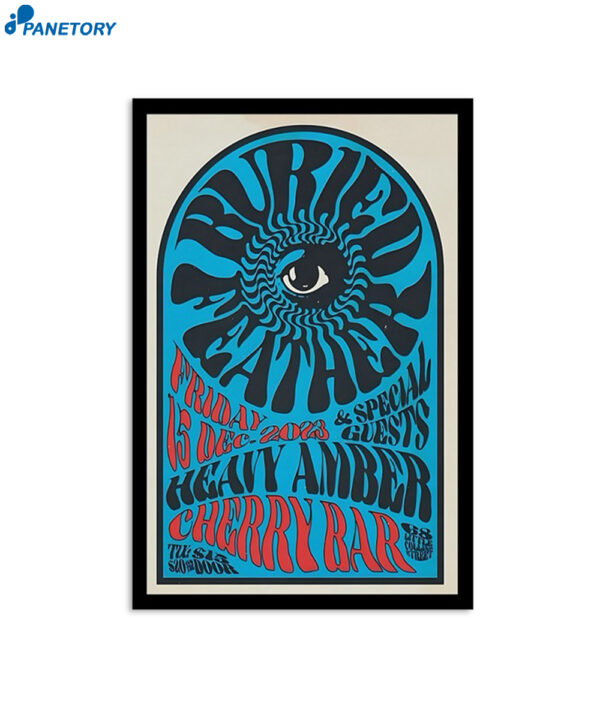 Buried Feather Cherry Bar Melbourne Vic December 15 2023 Poster
