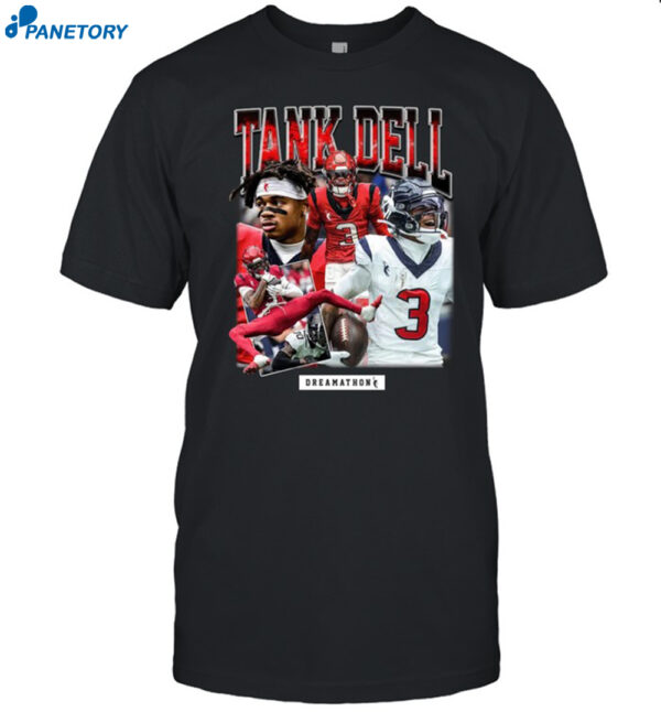 C.j. Stroud Wearing A Tank Dell Shirt