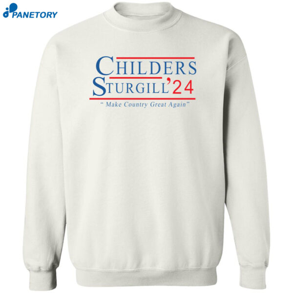 Children Sturgill 24 Make Country Great Again Shirt