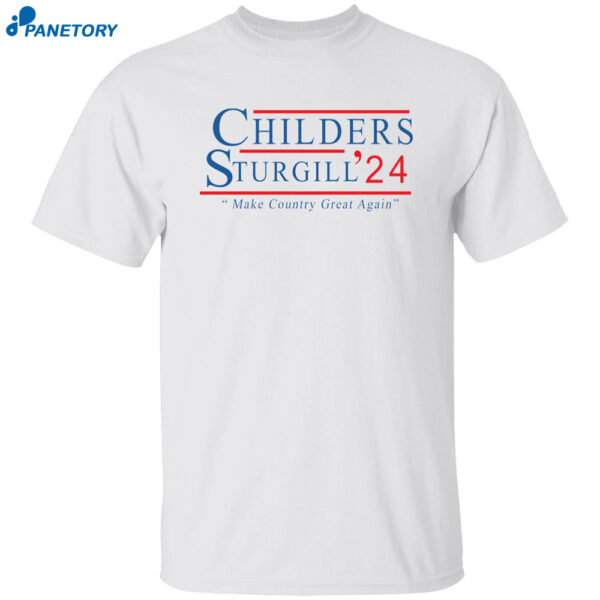 Children Sturgill 24 Make Country Great Again Shirt