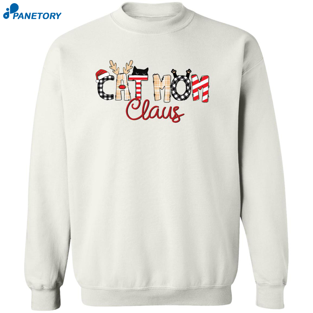 Christmas Cat Mom Claus Sweatshirt 6 Christmas Cat Mom Claus Sweatshirt