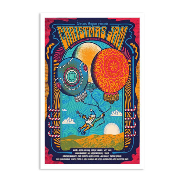 Christmas Jam Harrah's Cherokee Center Asheville Nc December 9 2023 Poster