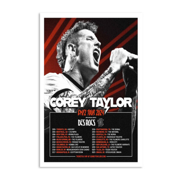 Corey Taylor Cmf2 2024 Poster