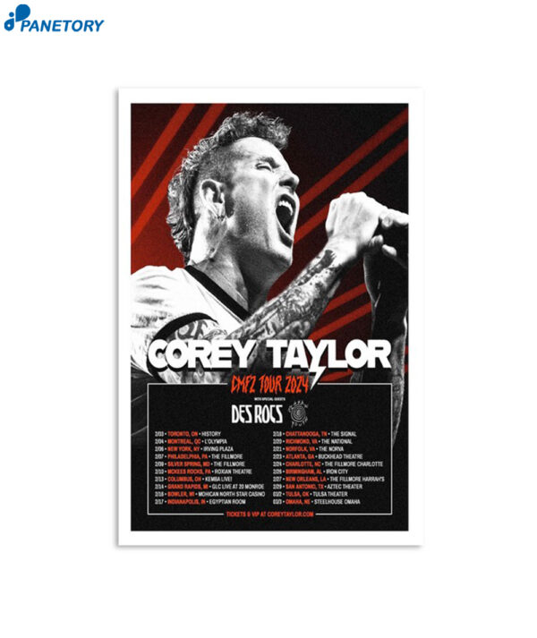 Corey Taylor Cmf2 2024 Poster