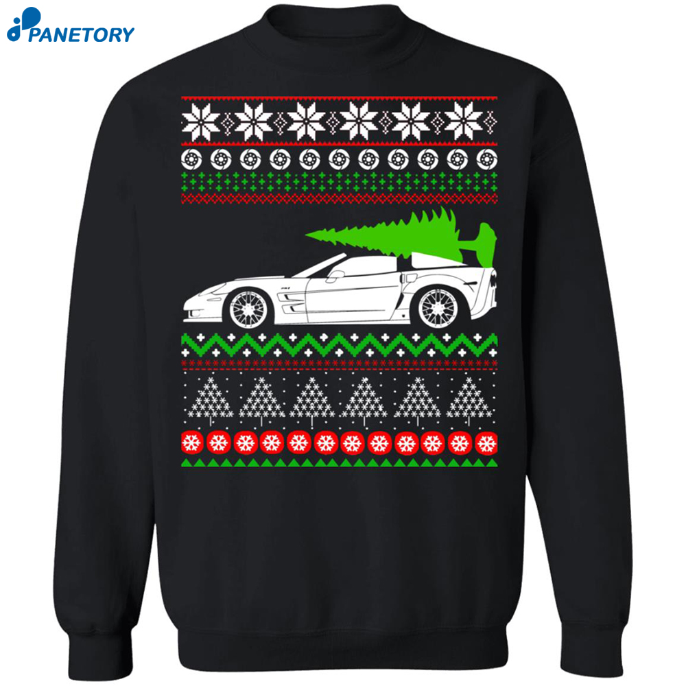 Corvette C6 Christmas Sweater 6 Corvette C6 Christmas Sweater