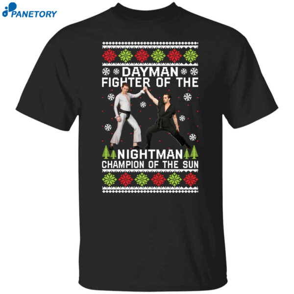 Dayman Fighter Of The Nightman Champion Of The Sun Christmas Sweater