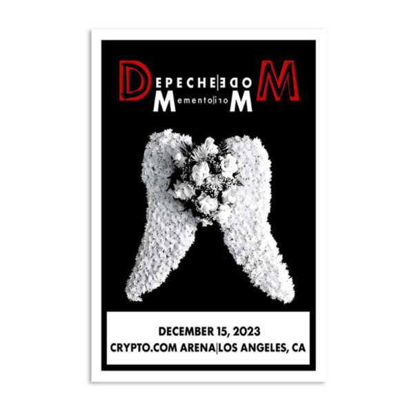 Depeche Mode Memento Mori Los Angeles Ca December 15 2023 Poster