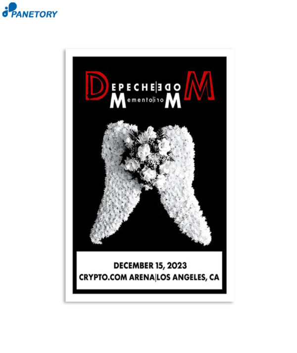 Depeche Mode Memento Mori Los Angeles Ca December 15 2023 Poster