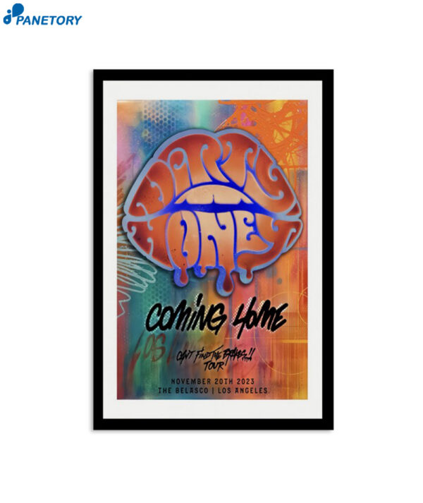 Dirty Honey The Belasco Los Angeles Ca November 20 2023 Poster