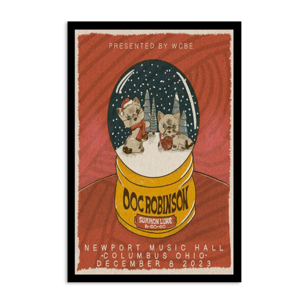 Doc Robinson December 8 2023 Newport Music Hall Columbus OH Poster