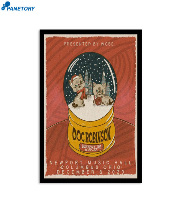 Doc Robinson December 8 2023 Newport Music Hall Columbus OH Poster