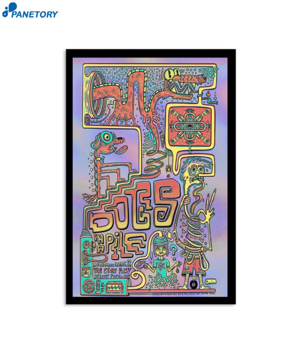 Dogs In A Pile The Stone Pony Dec 15-16 2023 Asbury Park NJ Poster