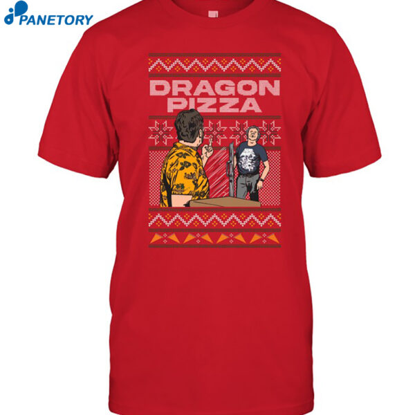 Dragon Pizza Christmas Sweater