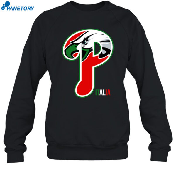 Eagles Phillies P Italia Shirt