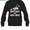 Emily Egnatzzz Wearing Bite Bite Says Nite Nite Shirt 1
