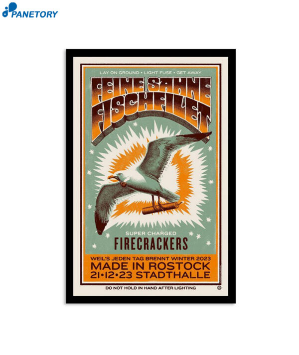 Feine Sahne Fischfilet Stadthalle Rostock Germany December 21 2023 Poster