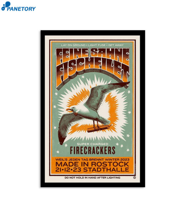 Feine Sahne Fischfilet Tour 2023 Rostock Germany Poster