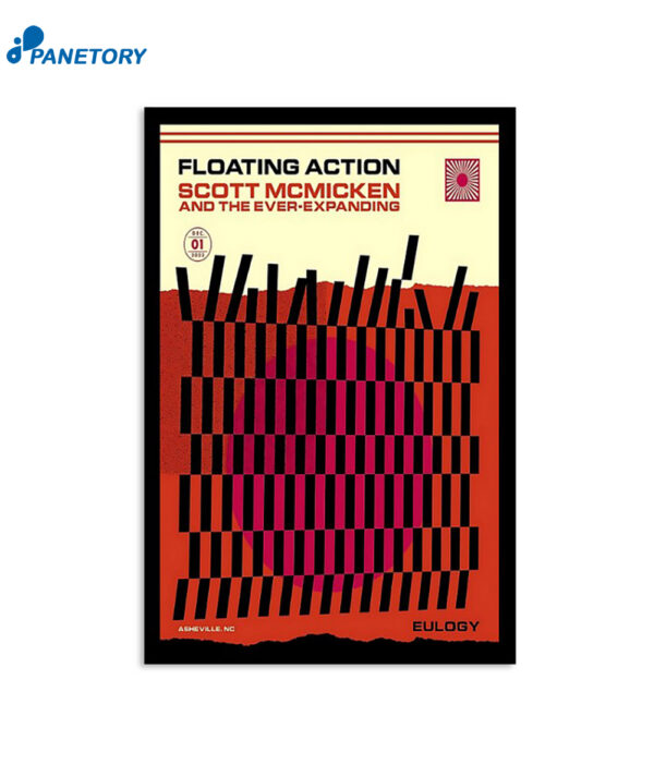 Floating Action Eulogy Asheville Nc December 1 2023 Poster