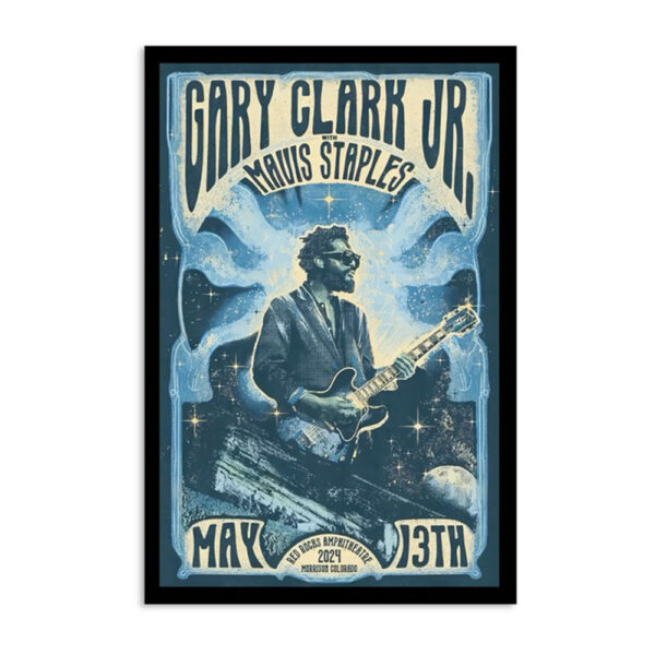 Gary Clark Jr Red Rock Amphitheatre Morrison Co May 13 2024 Poster