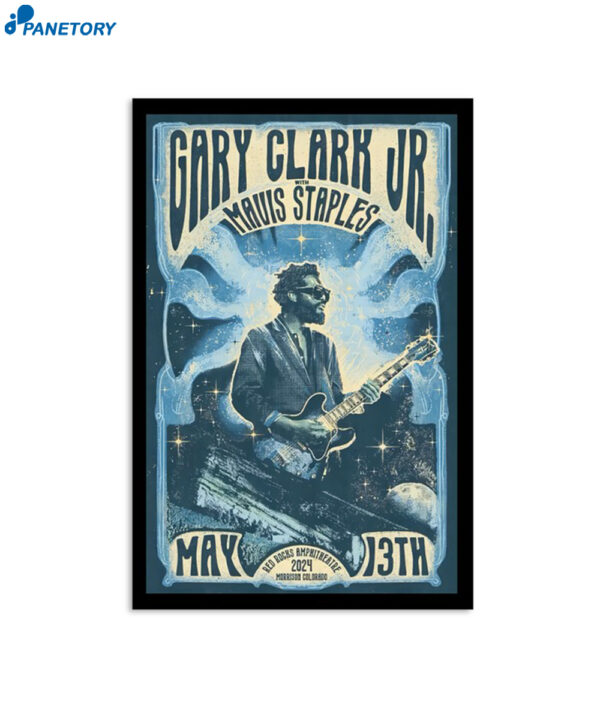 Gary Clark Jr Red Rock Amphitheatre Morrison Co May 13 2024 Poster