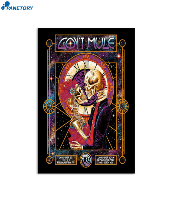 Gov'T Mule New Year'S Run New York And Pa December 2023 Poster