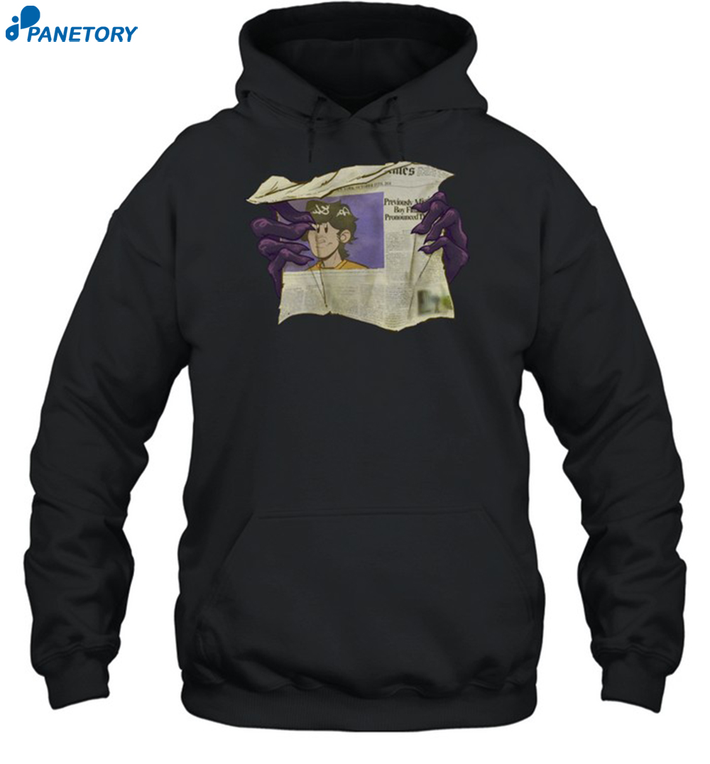 Graaavel's Backstory Newspaper Shirt 7 Graaavel's Backstory Newspaper Shirt 2