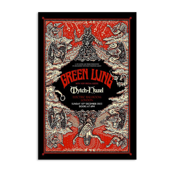 Green Lung Electric Ballroom London Uk Dec 10 2023 Poster