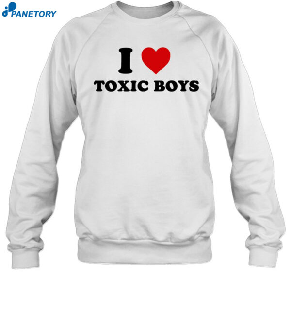 I Heart Toxic Boys Shirt