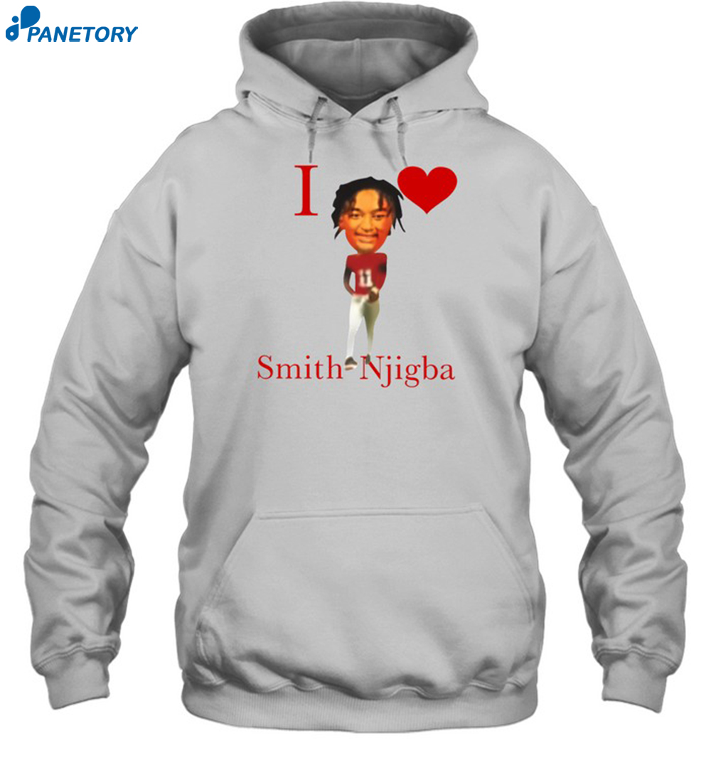 I Love Smith Njigba Shirt 7 I Love Smith Njigba Shirt 2