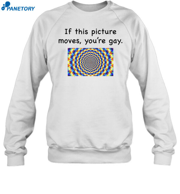 If This Picture Moves You're Gay Shirt
