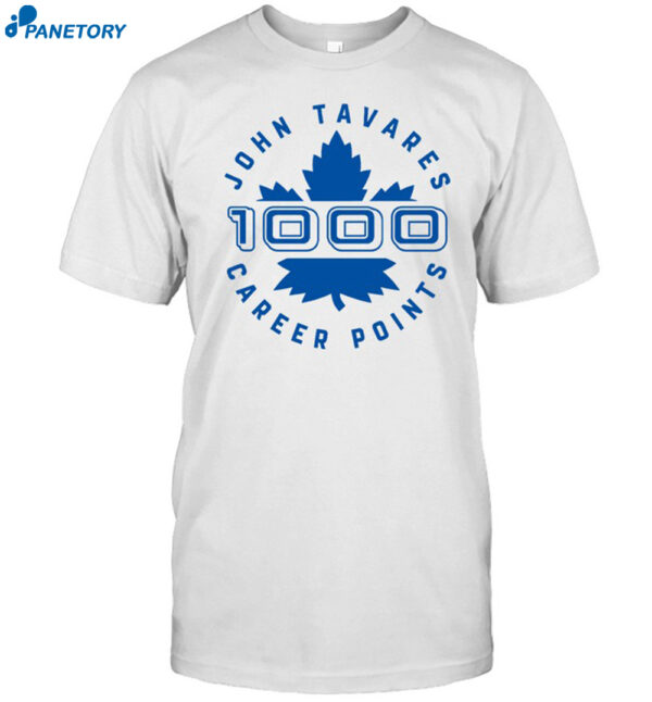 John Tavares 1000 Career Points Shirt