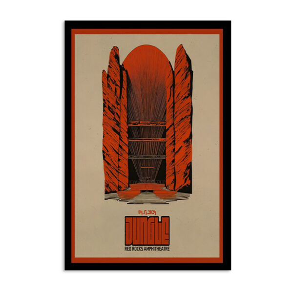 Jungle Red Rocks Morrison Co Tour 04 17 24 Poster
