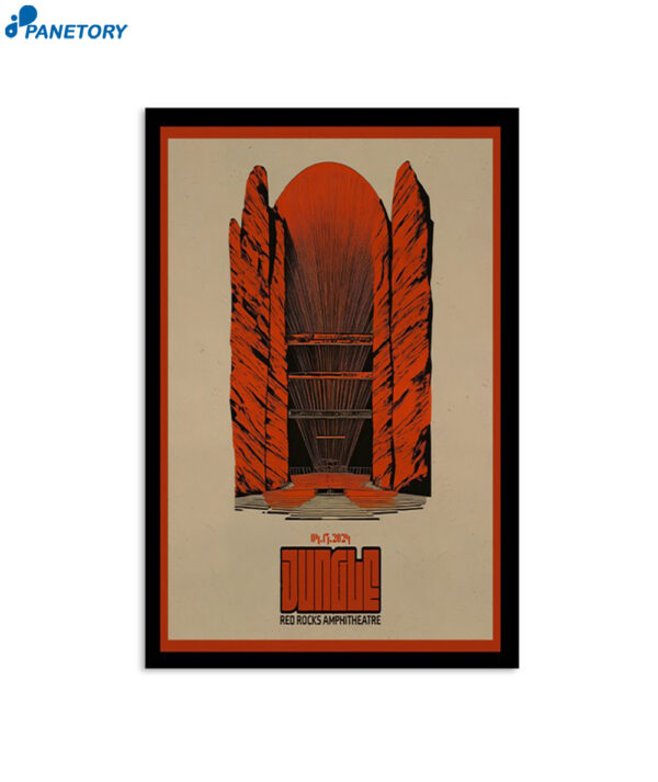 Jungle Red Rocks Morrison Co Tour 04 17 24 Poster