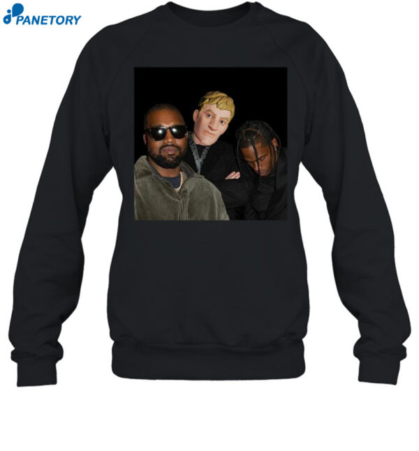 Kanye X Travis Scott X Fortnite Shirt