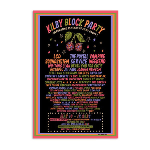 Kilby Block Party Celebrating 25 Years Of Kilby Court Poster