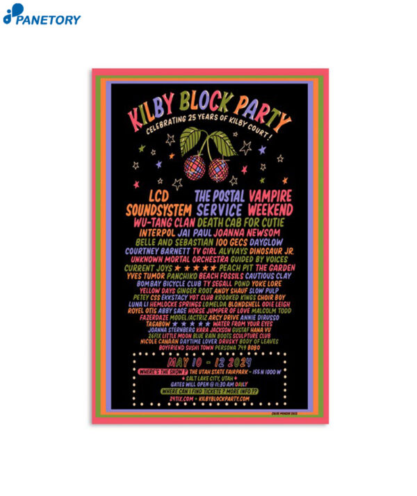 Kilby Block Party Celebrating 25 Years Of Kilby Court Poster