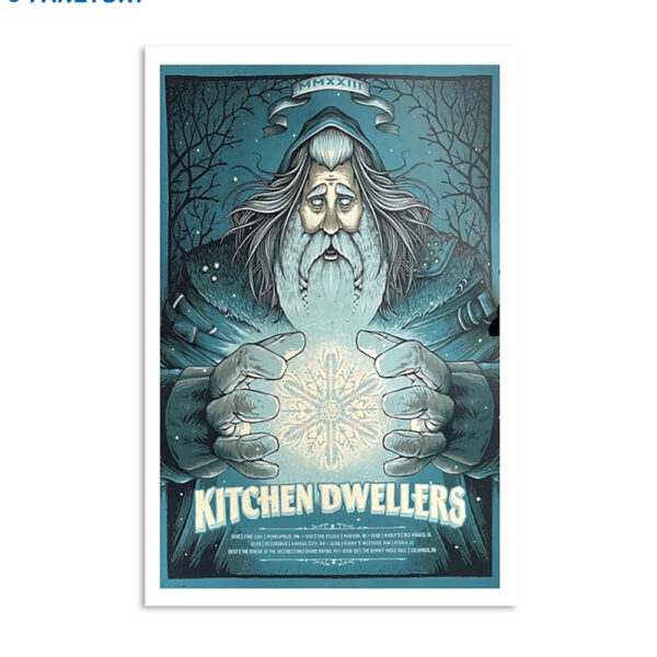 Kitchen Dwellers Winter Tour Poster
