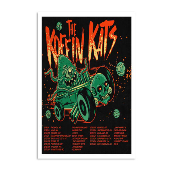 Koffin Kats Tour 2024 Poster