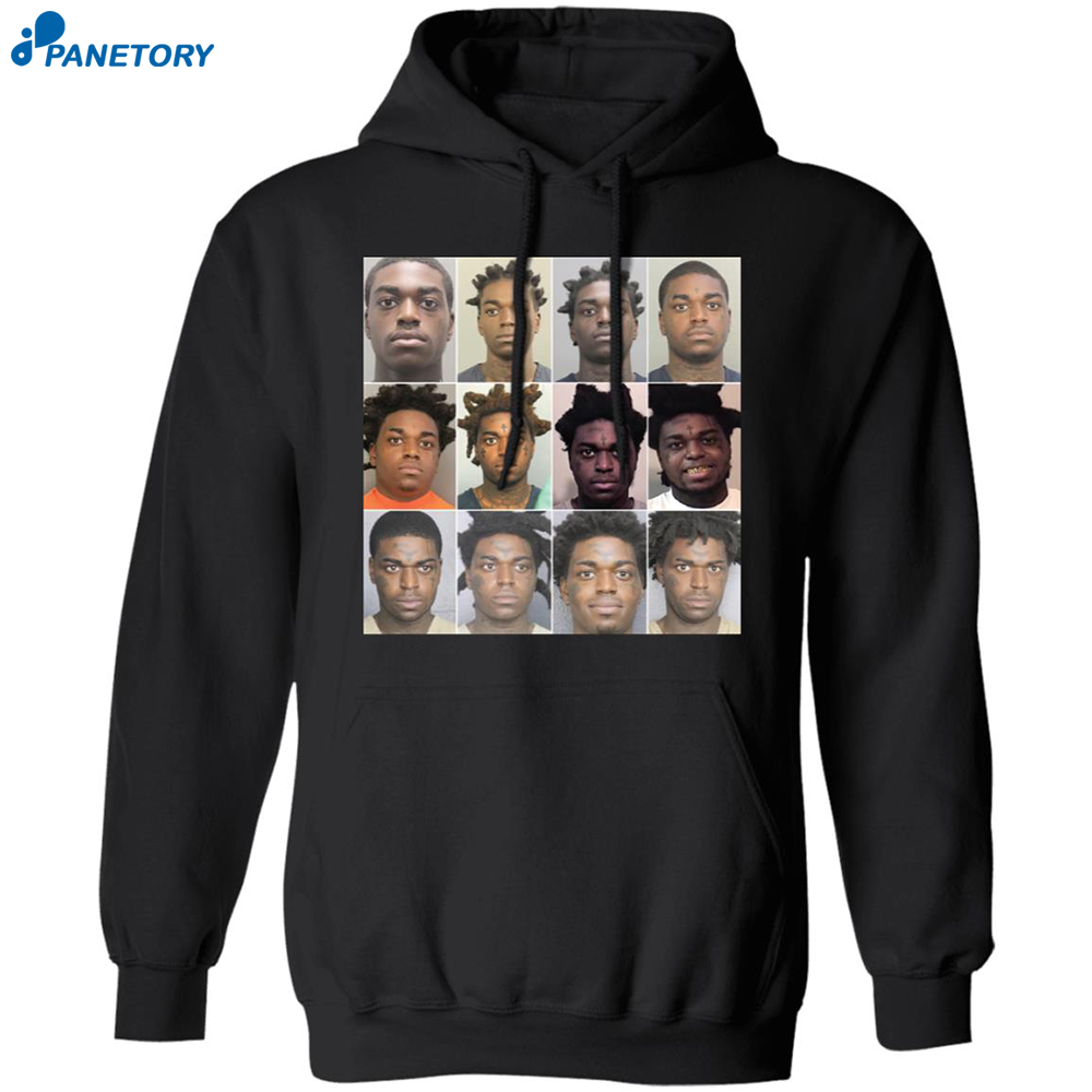 List Of Kodak Black's Mugshots Shirt 7 List Of Kodak Black’s Mugshots Shirt 1