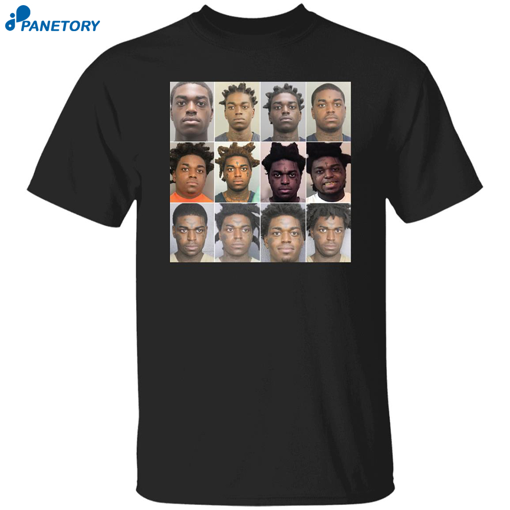 List Of Kodak Black's Mugshots Shirt 8 List Of Kodak Black’s Mugshots Shirt