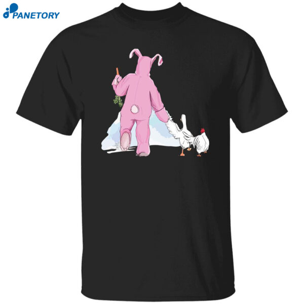 Matthew Perry Pink Bunny And Chicken Sweatshirt